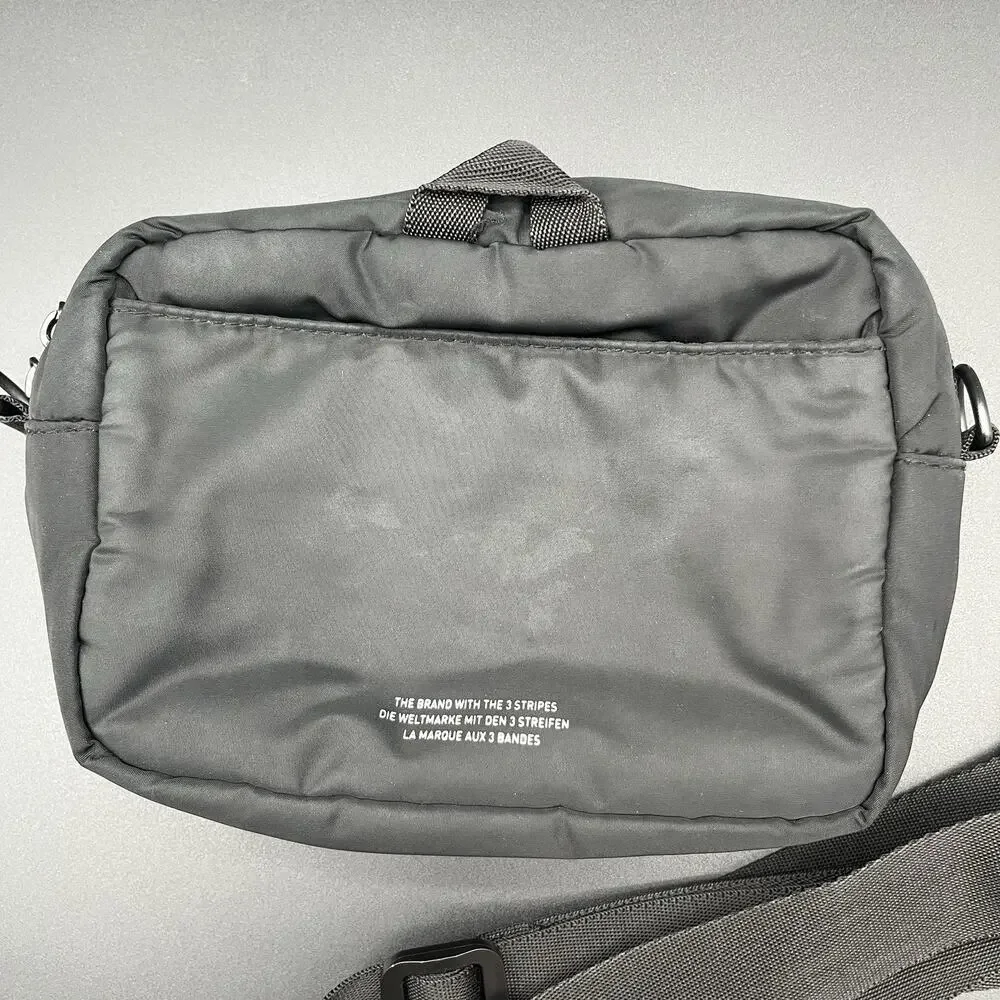 Adidas Originals crossbody pouch fanny bag black adjustable strap